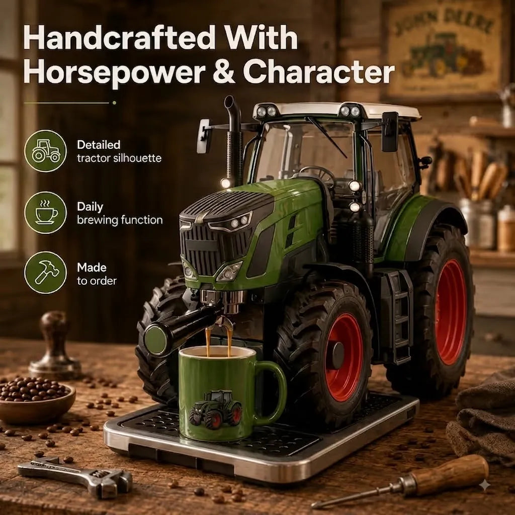 πβ Coffee Machine Tractor β The Coffee Maker with More Horsepower