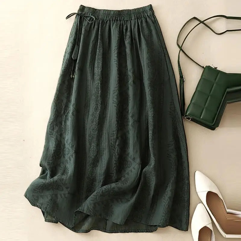 MARGAUX FLORAL MIDI SKIRT