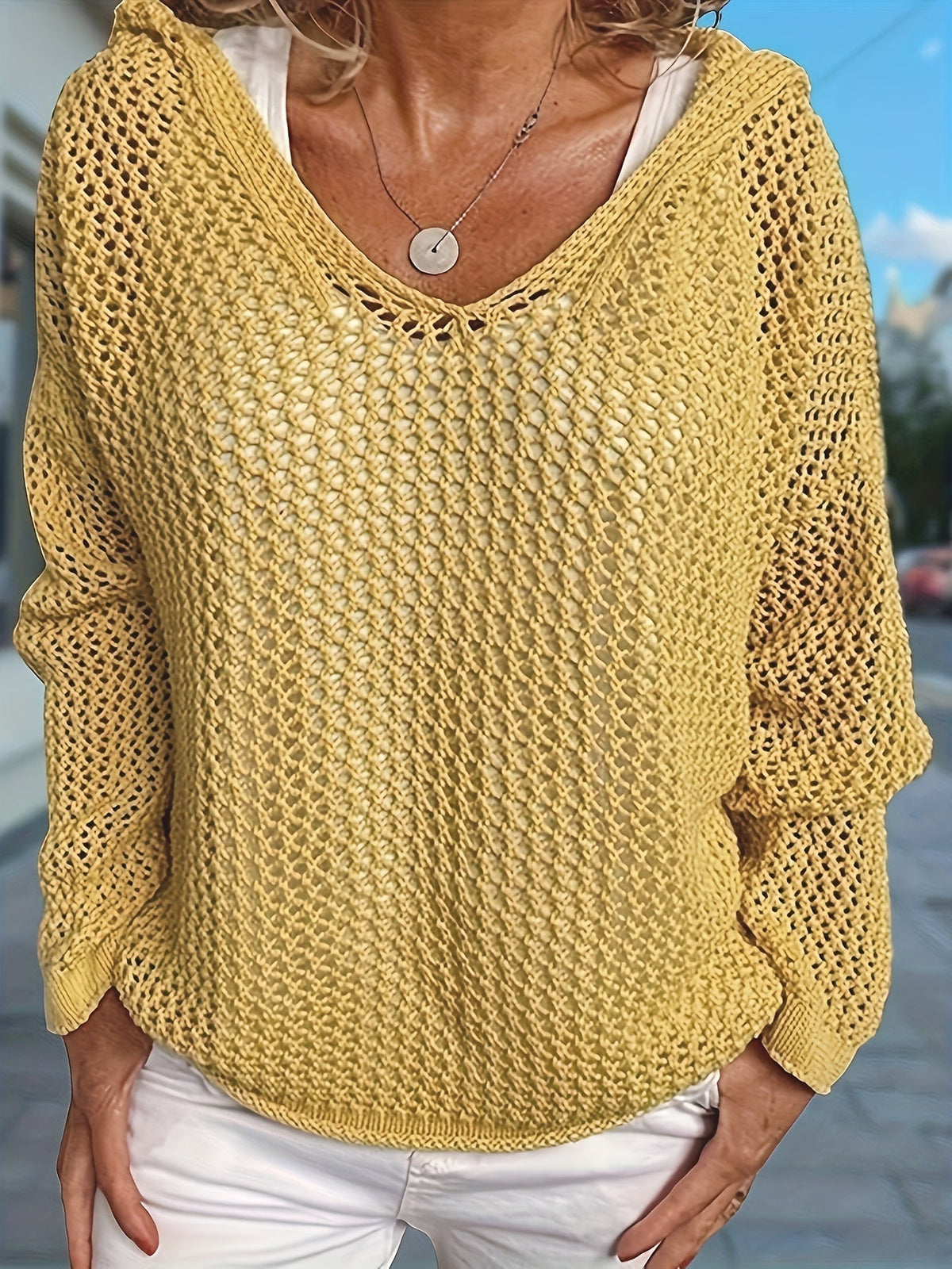 Lana Knit Hooded Sweater
