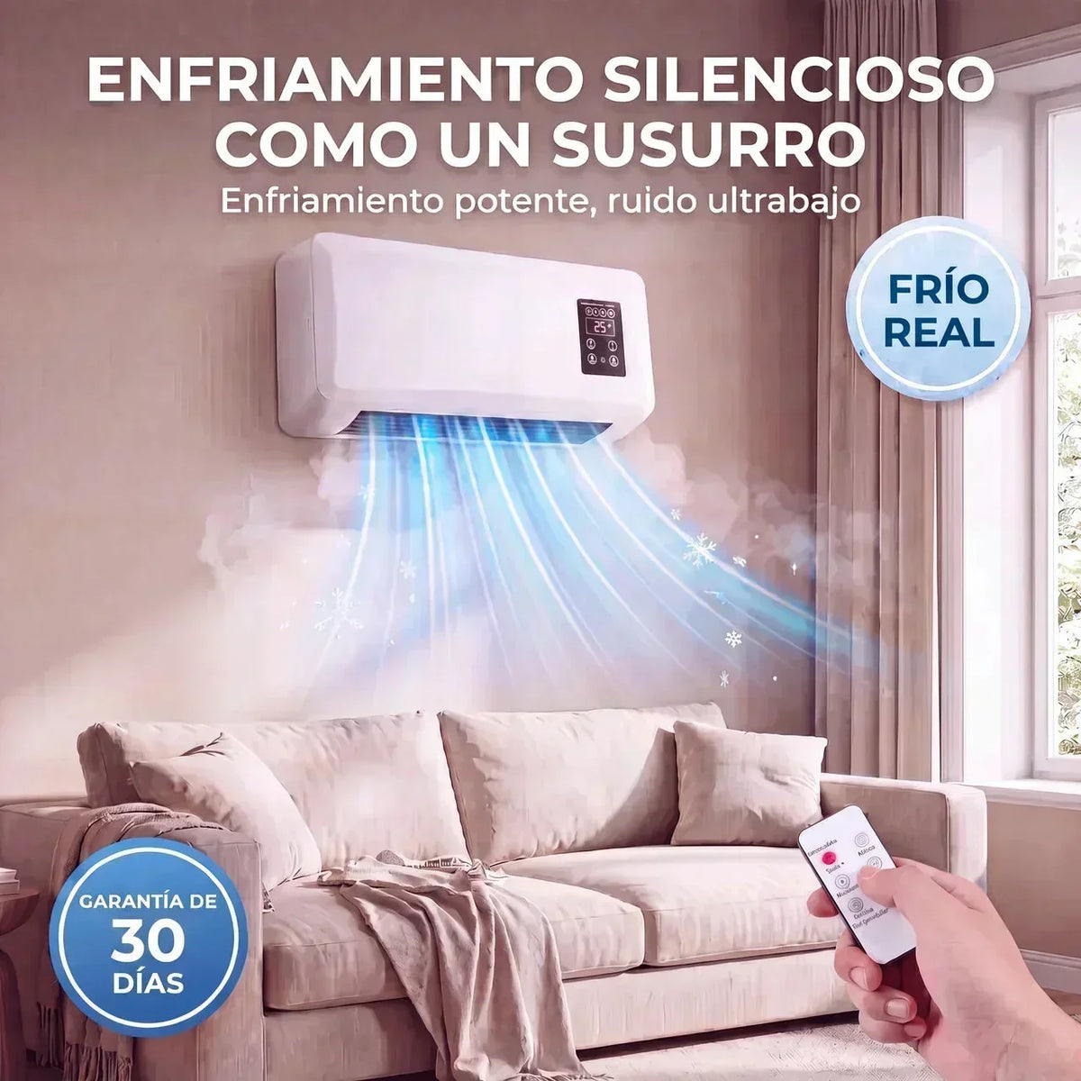 🔥 LAST DAY: 50% OFF + FREE SHIPPING 🔥 Ductless Portable Air Conditioner – No Window Needed